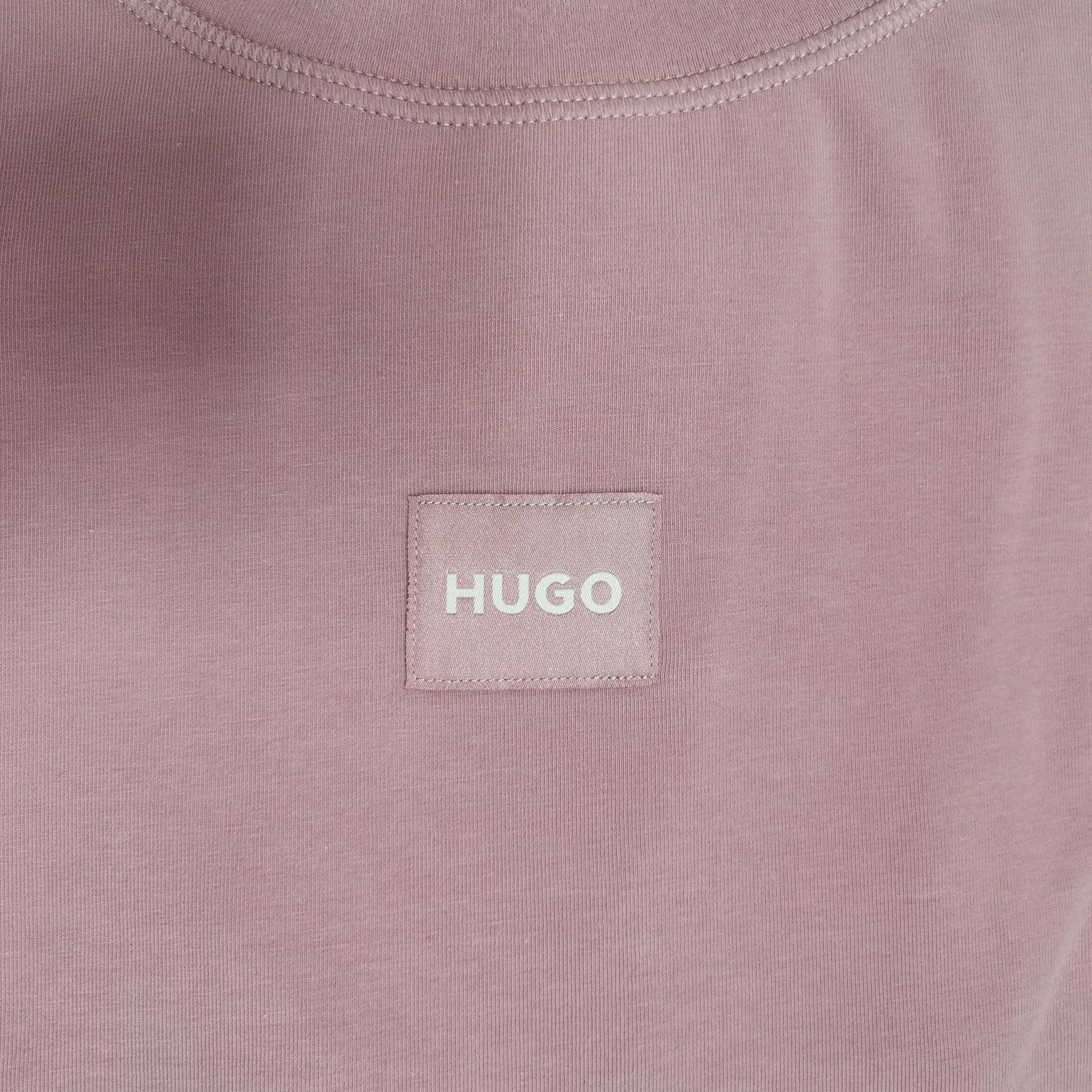 HUGO Nachthemd Nite Nighty mit Schlitz und aufgesticktem Markenpatch günstig online kaufen