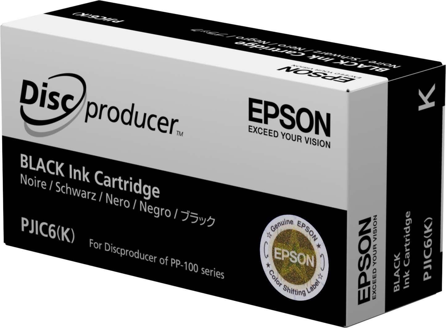 Epson Epson PJiC7 Druckerpatrone schwarz 32,2ml (C13S020 Tintenpatrone