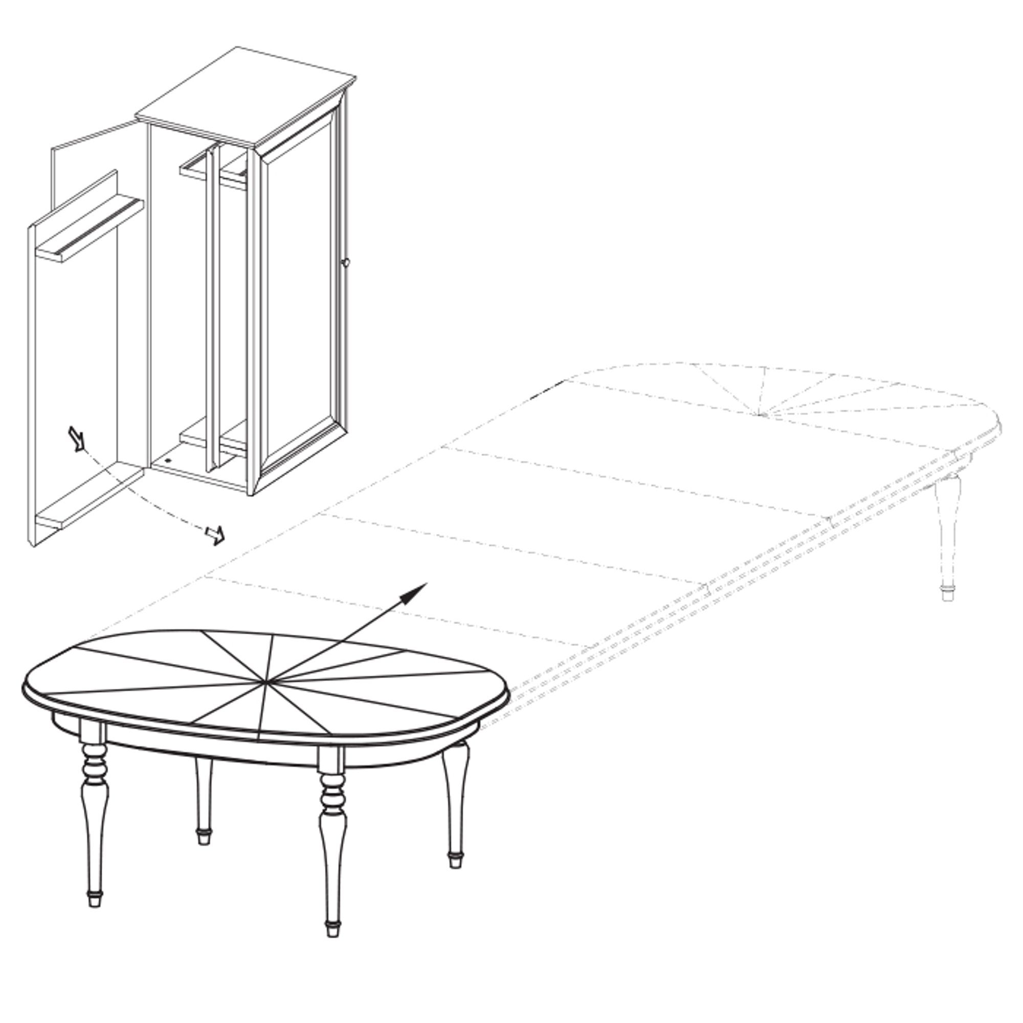 Konferenztisch cm Ausziehbar Tisch 290 Holztisch Großer Esstisch, JVmoebel