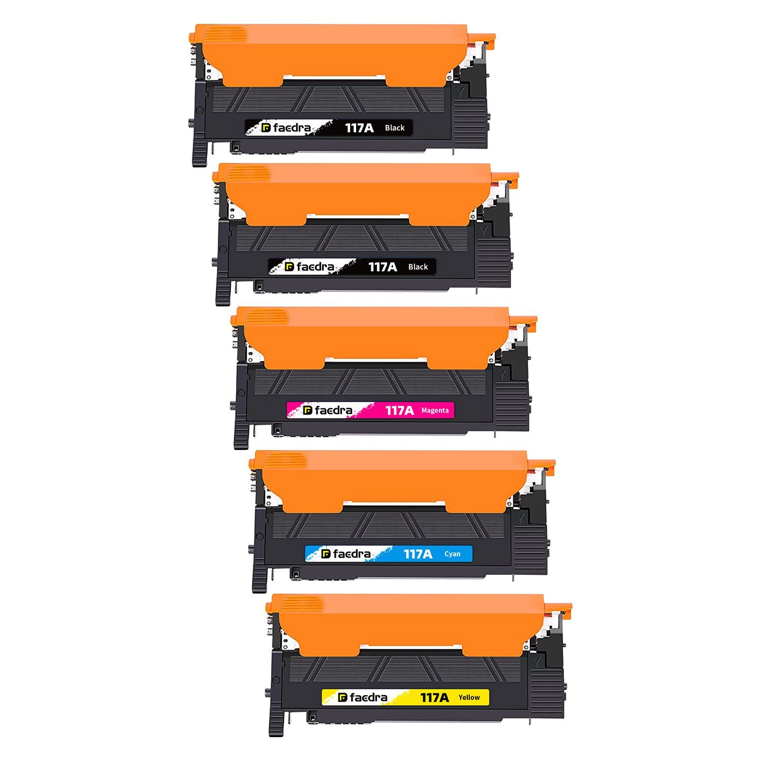 MFP 179fwg 178nw HP für faedra Toner 179 W2072A W2071A W2073A 178nwg, W2070A Toner 117A 178 Multipack), 117A 150 150nw HP HP (Packung, Set Tonerkartusche Laser 5er für