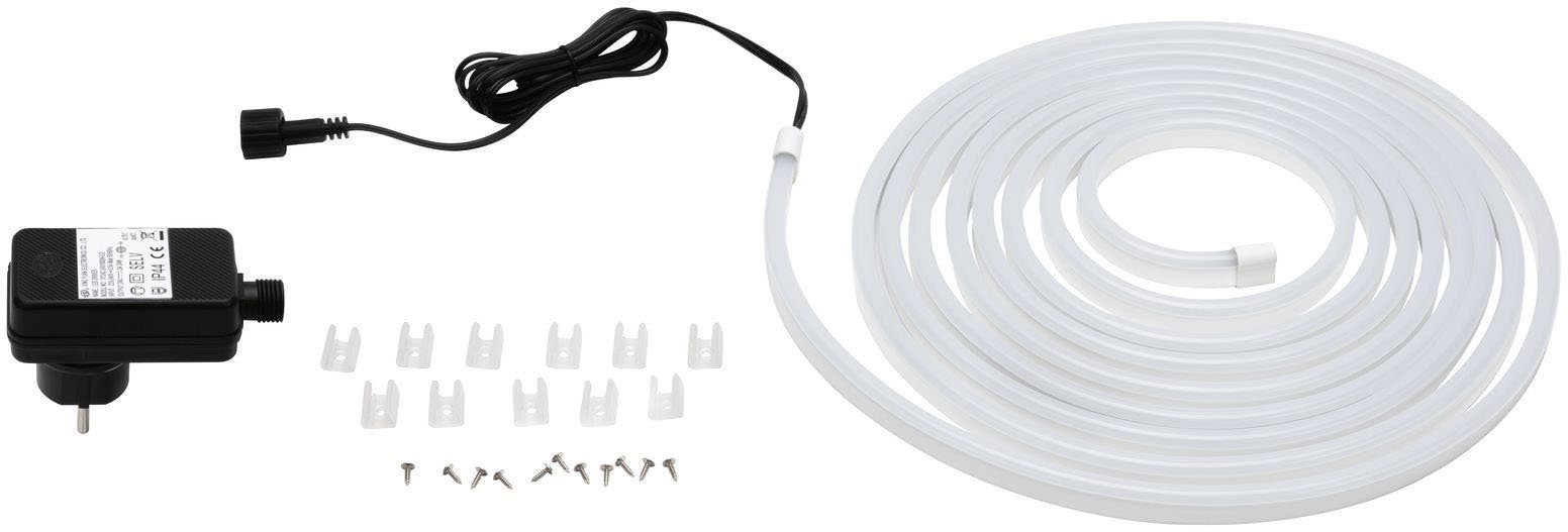 Paulmann LED Stripe SimpLED beschichtet, 5m Stripe Warmweiß 1-flammig Set 20W Outdoor