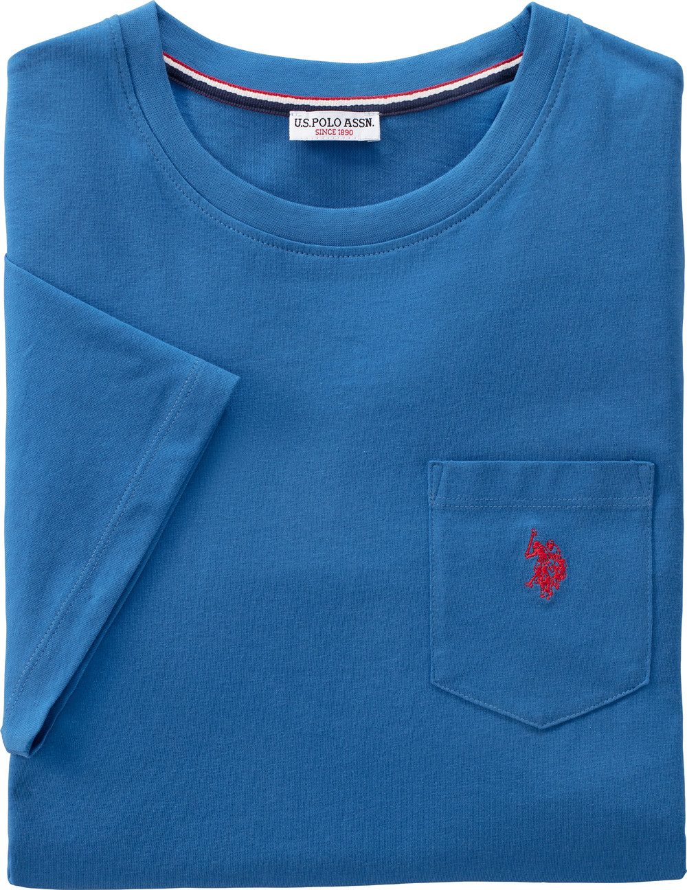 US Polo Assn. T-Shirt Reines Naturmaterial für Sport und Freizeit, Unisex Shirt