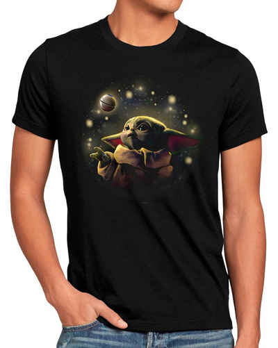style3 Print-Shirt Herren T-Shirt The Baby yoda wars boba fett mandalorian andor star