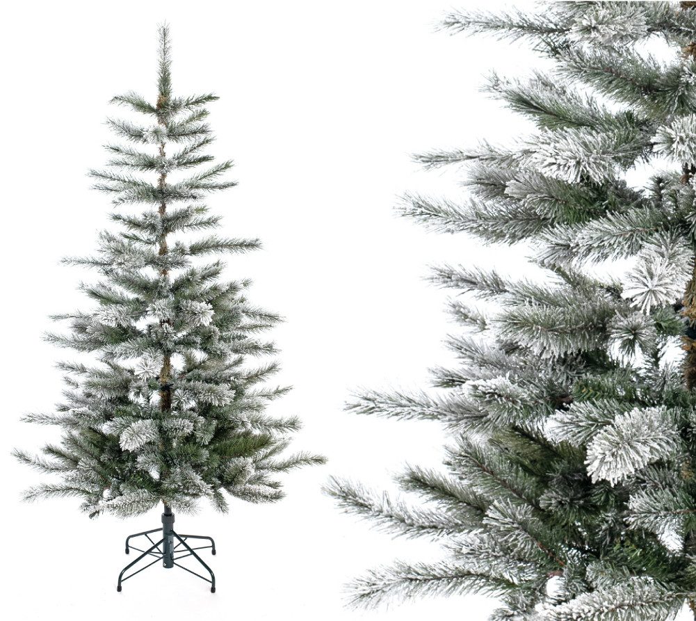 Evergreen Classics Künstlicher Weihnachtsbaum Frost Kiefer, Kunstschnee
