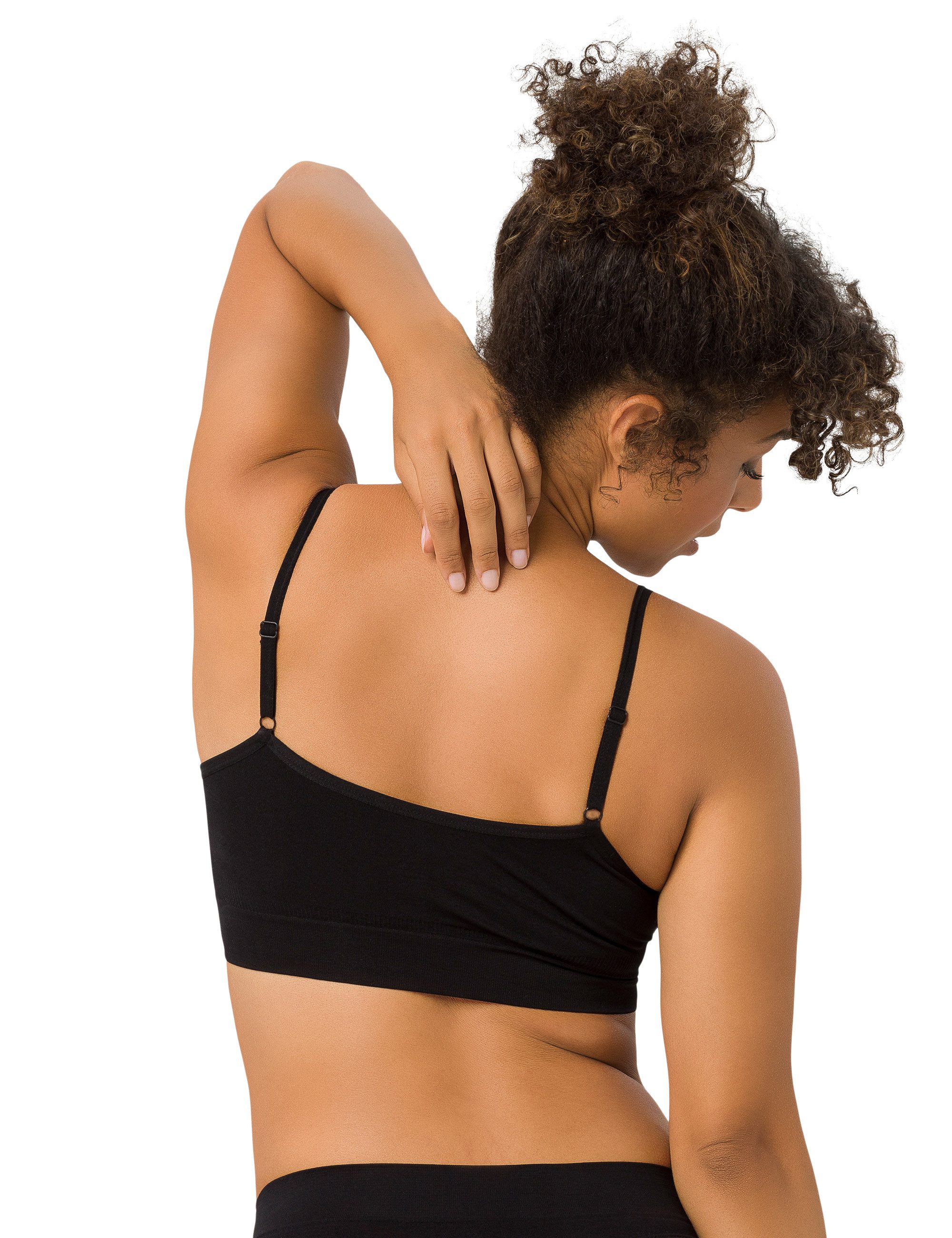 Beedees Bustier Comfee Strap Top (1, 1-tlg., 1) mit herausnehmbaren Cups und verstellbaren Trägern