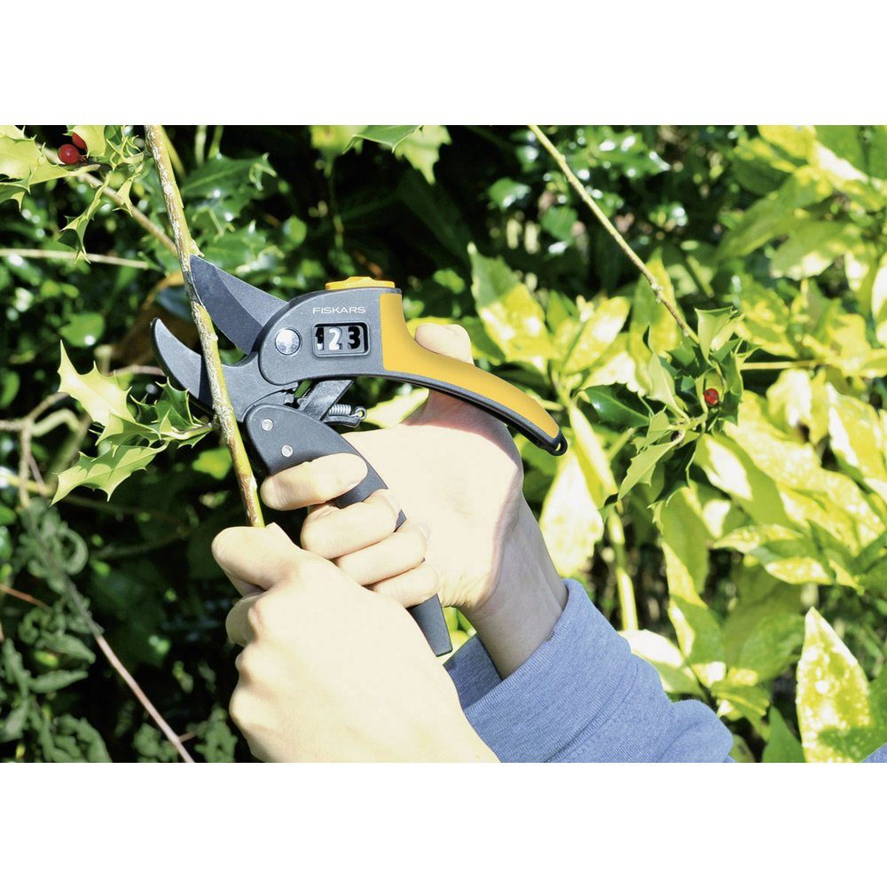 Thumbnail - Fiskars Gartenpflege-Set Fiskars 1000575 PowerStep Gartenschere 190 mm Amboss