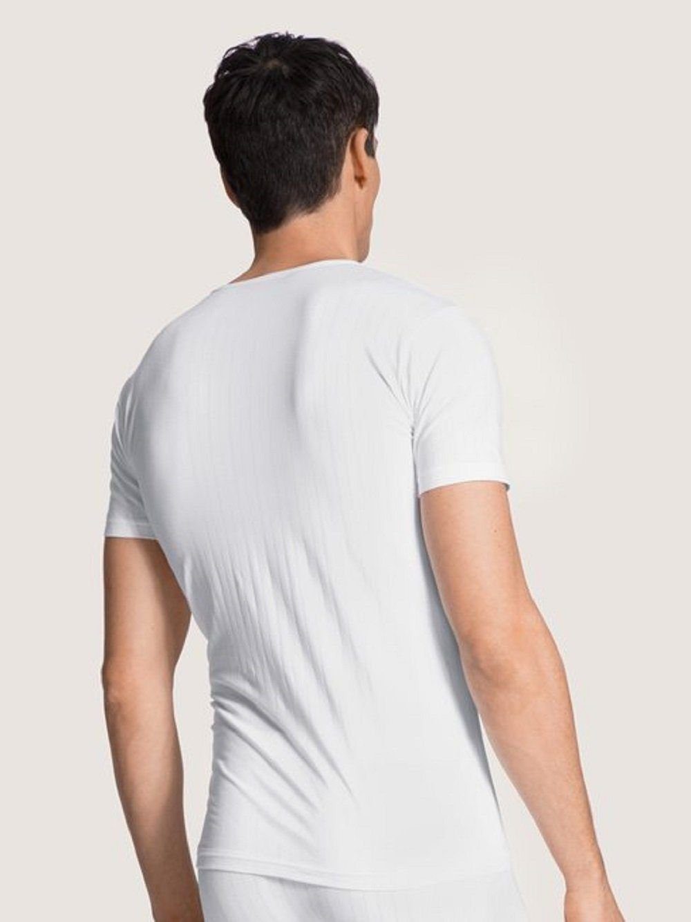 CALIDA Unterziehshirt Calida T-Shirt Daily Func.Pure & Style 14886 (1 Stückl, 1 Stück) schnell trocknend Weiß