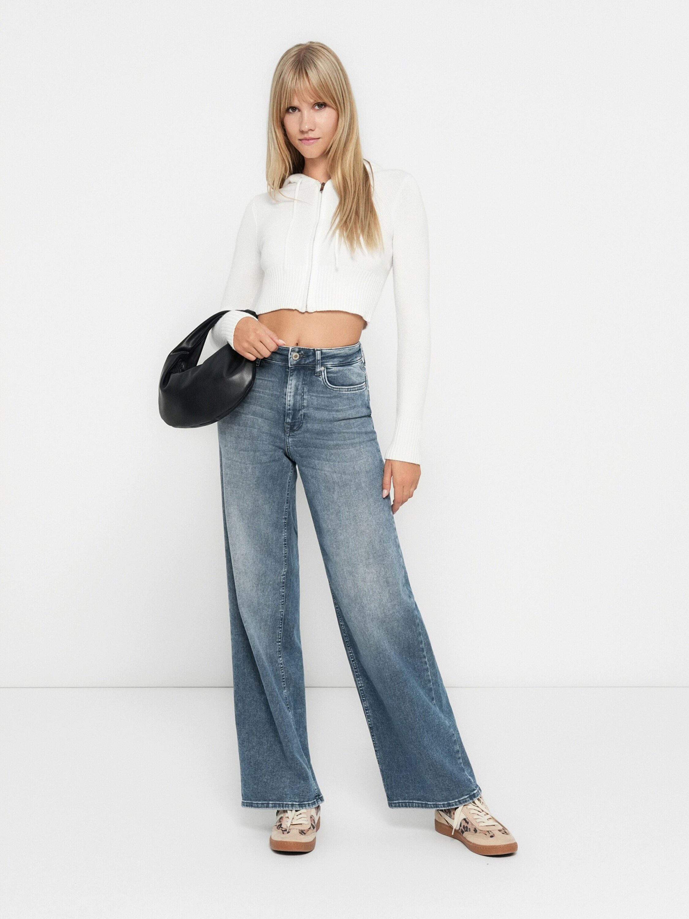 ONLY Weite Jeans ONLMADISON BLUSH (1-tlg) Plain/ohne Details – Bild 3 von 5