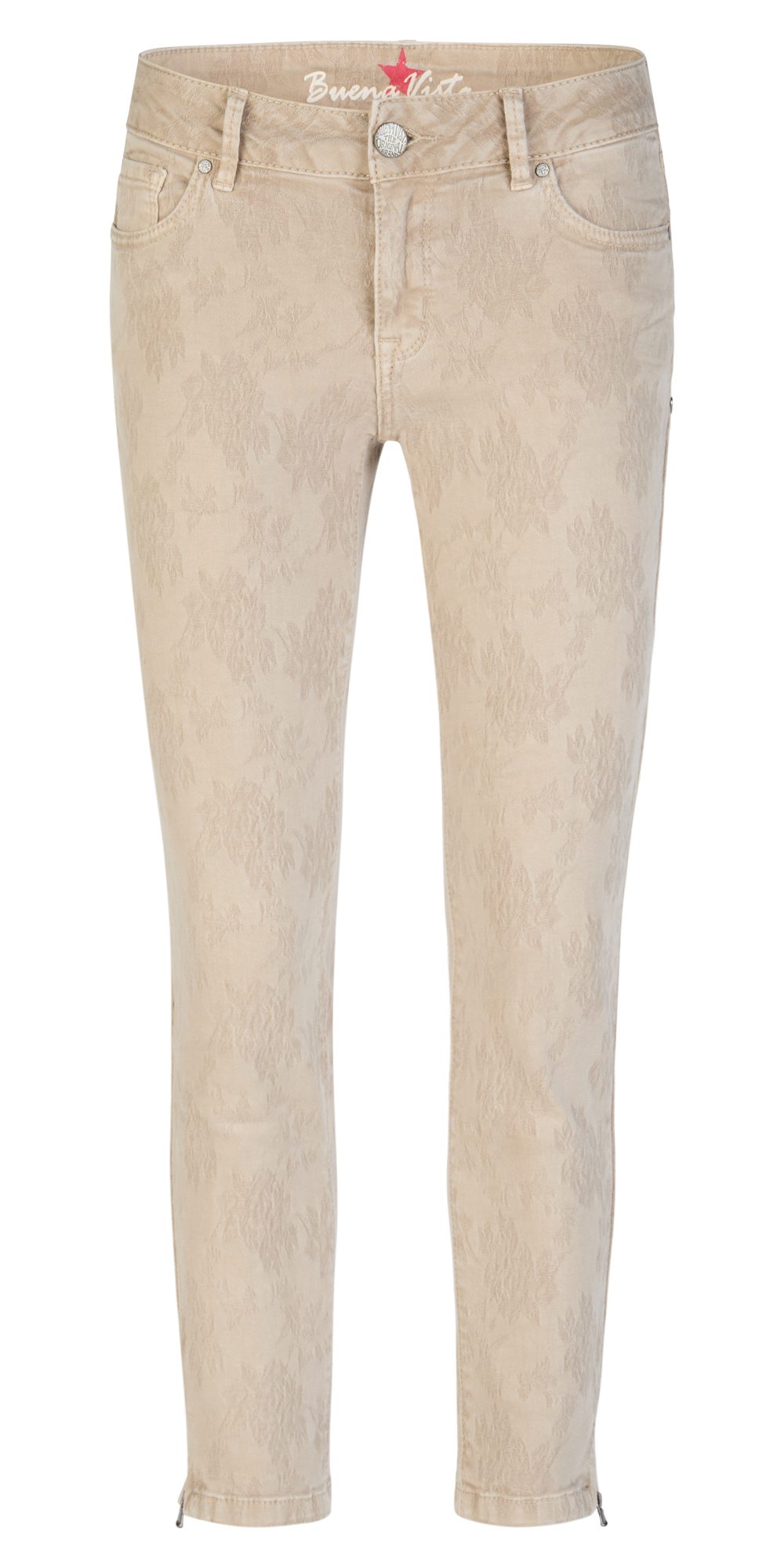 Buena Vista Stoffhose ? Damen Hose 7/8 ? Jacquard Stoffhose mit Stretch ? S günstig online kaufen