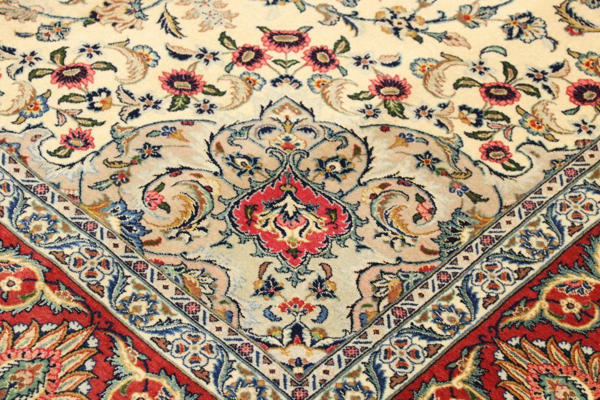 Trading, Nain Orientteppich, 203x307 rechteckig, Seidenkette Handgeknüpfter 6 Orientteppich mm Isfahan Höhe: