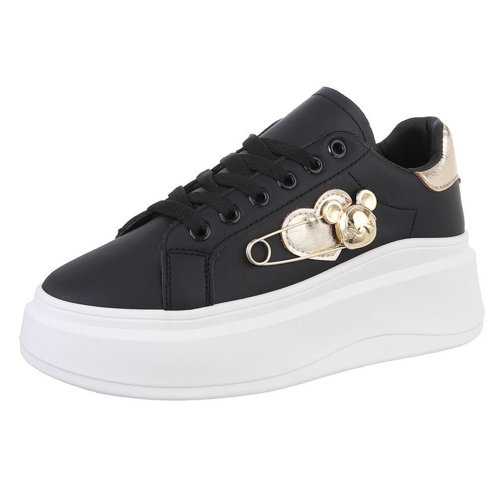 Ital-Design Damen Low-Top Freizeit Sneaker (88460335) Keilabsatz/Wedge Snea günstig online kaufen
