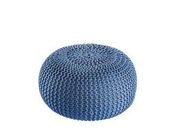 soma Sessel Pouf PREMIUM ø45cm Sitzhocker Strickpouf Innen Terrasse Pool Garten n