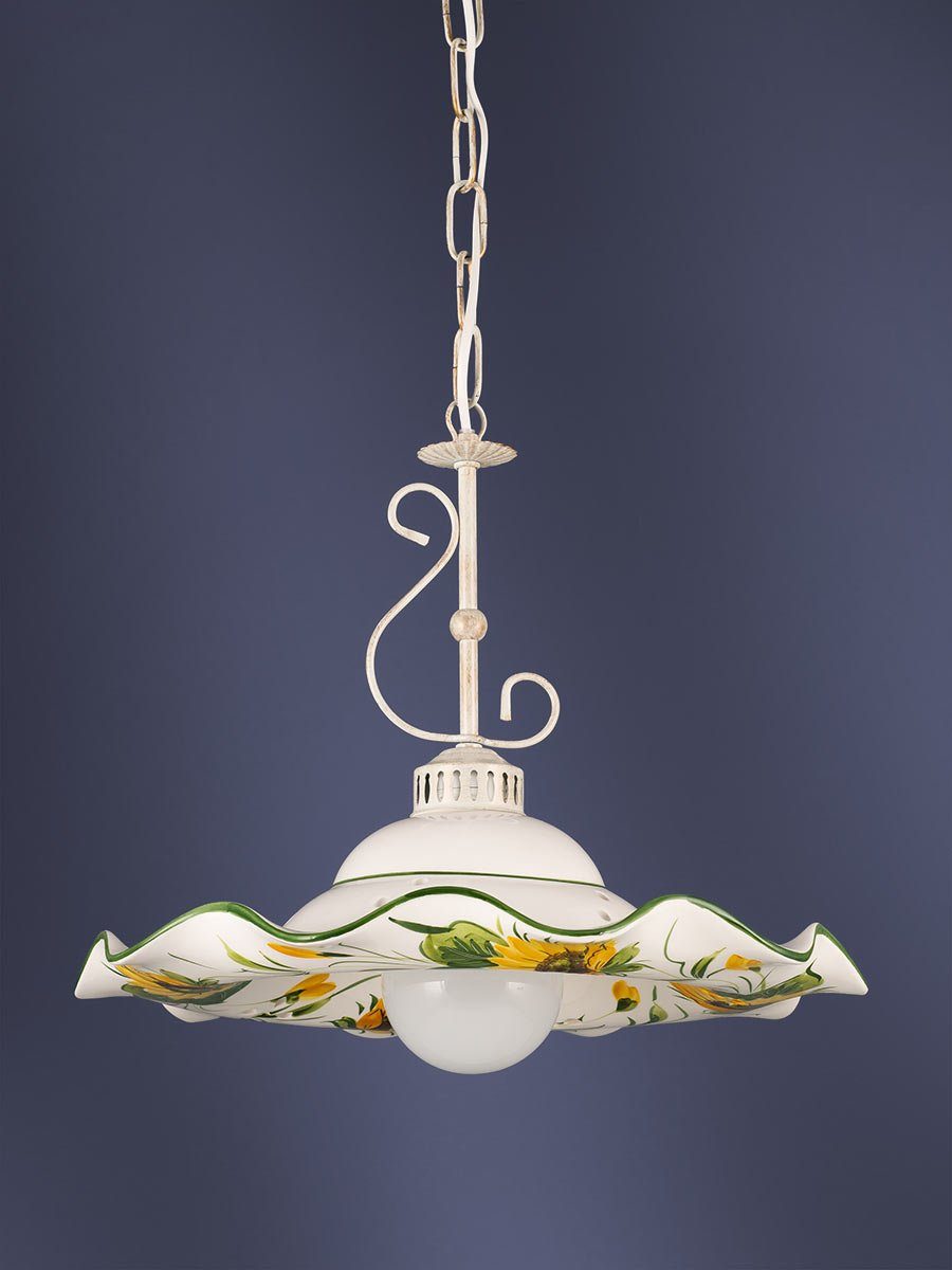 Helios Leuchten Pendelleuchte Küchenlampe Keramik, Keramiklampe, günstig online kaufen
