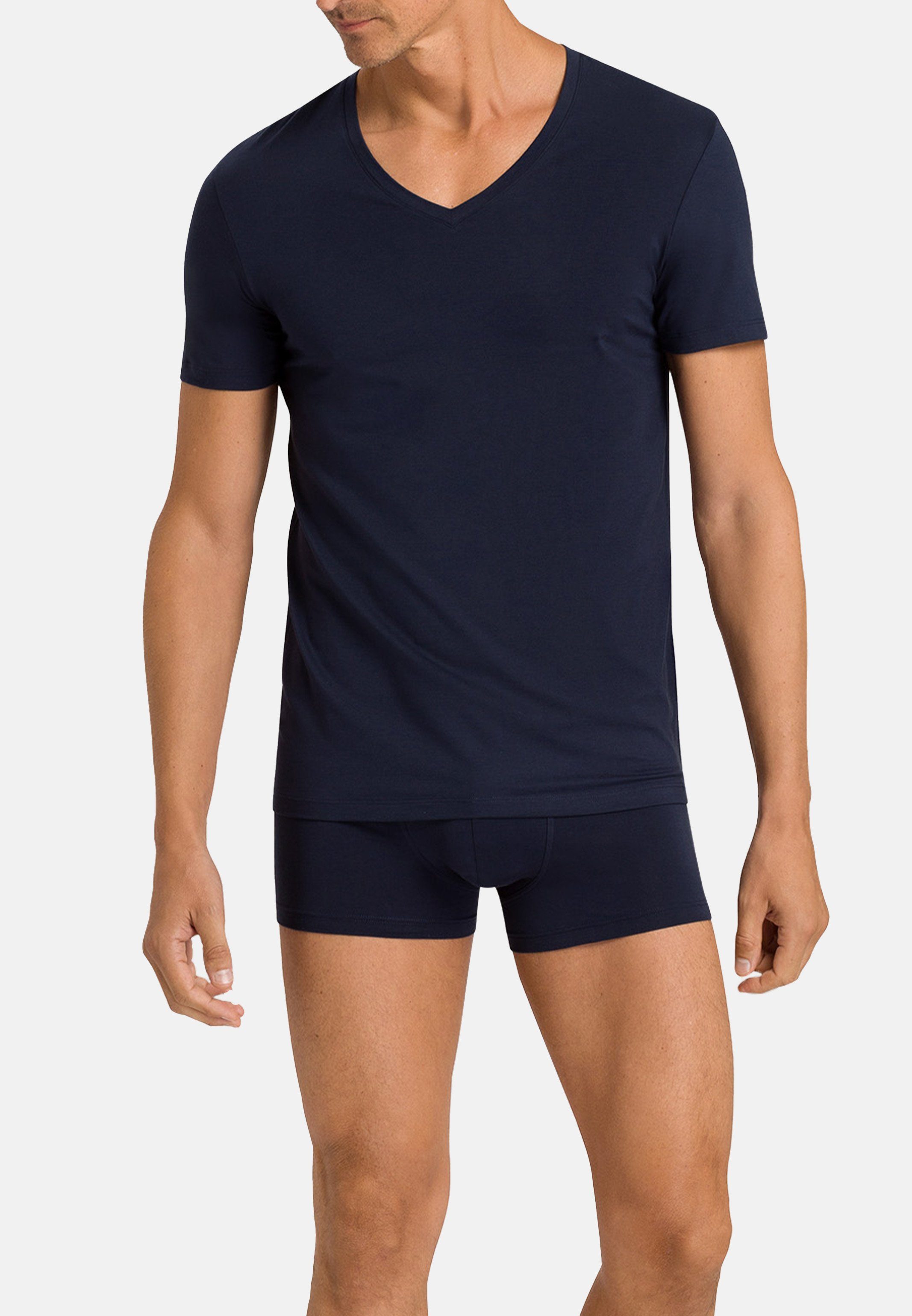 Hanro Retro Boxer Navy Ohne - Eingriff Superior Short (1-St) Retro - Pant - / Midnight Cotton Baumwolle