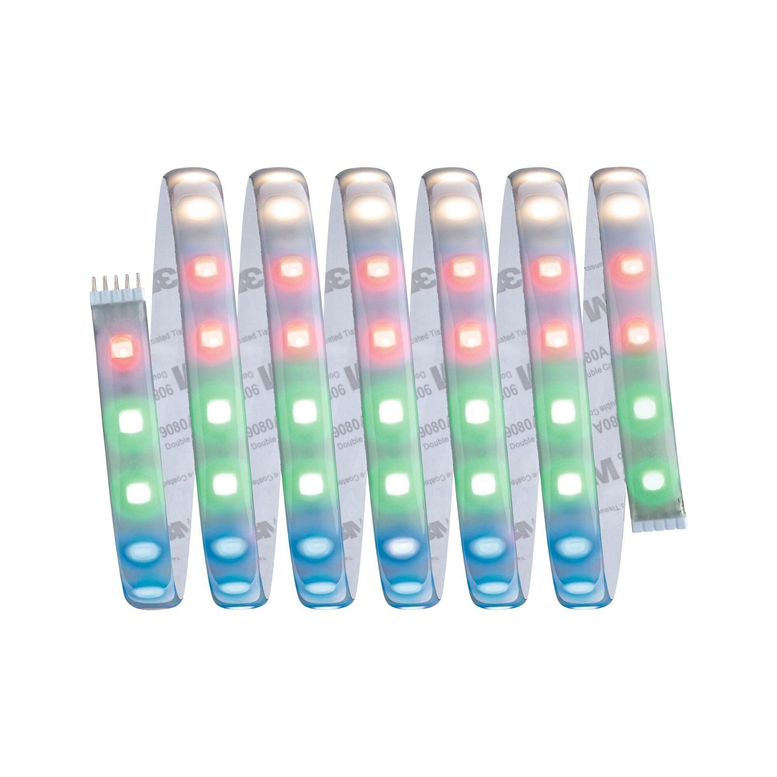 Paulmann LED-Streifen MaxLED 500 Stripe 2,5m IP44 Cover 3000K 30W 24V Silber Kunststoff, 1-flammig