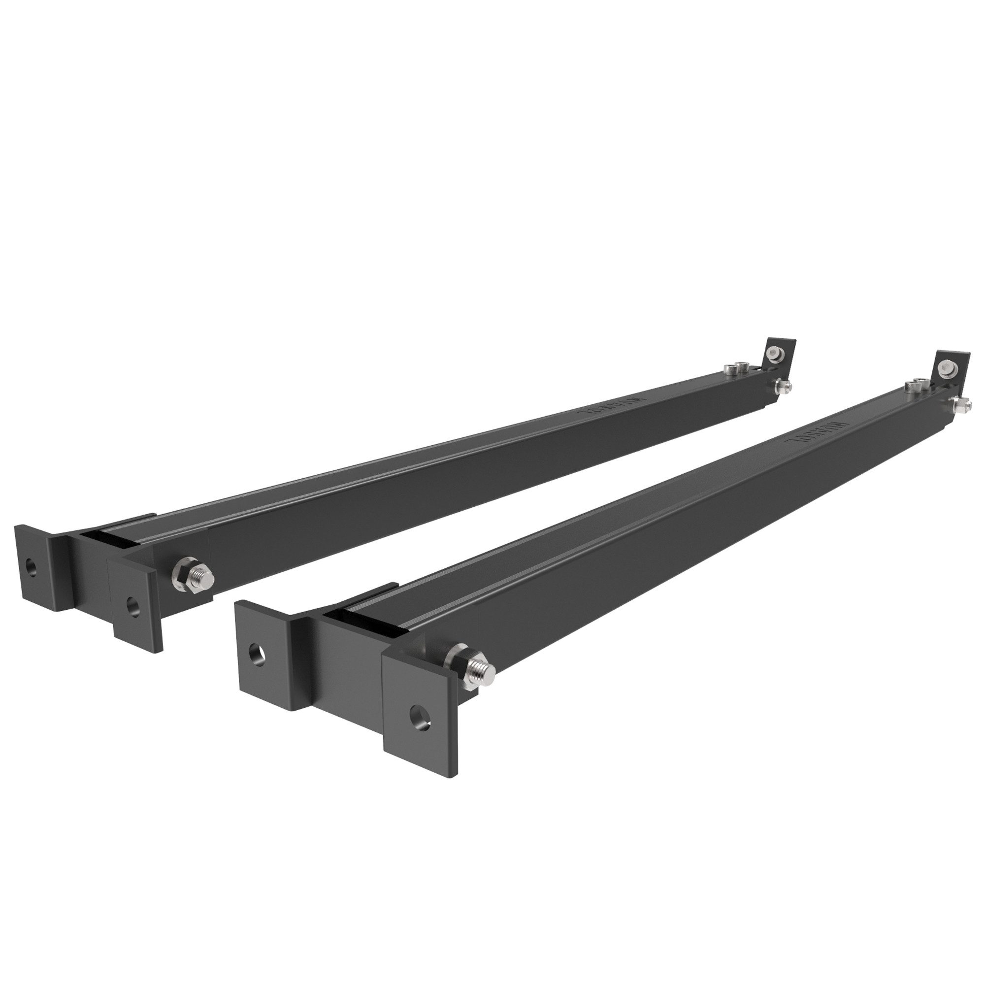NuaSol Solarmodul-Halterung verstellbar Neigungswinkel 15° - 60° siber / schwarz, (Set)
