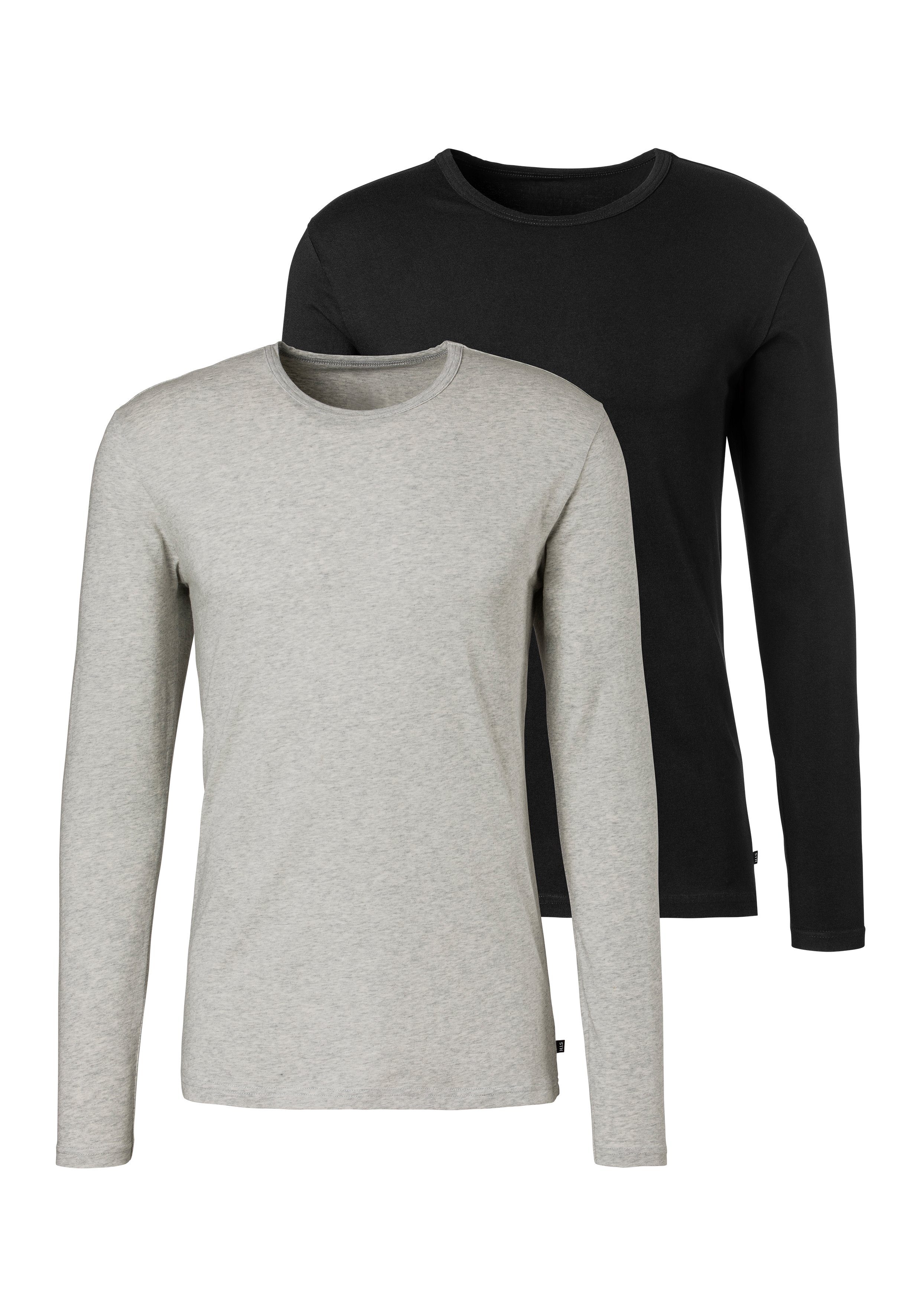 H.I.S Langarmshirt, (Packung, 2er-Pack), Doppelpack Unterziehshirt aus Baum günstig online kaufen