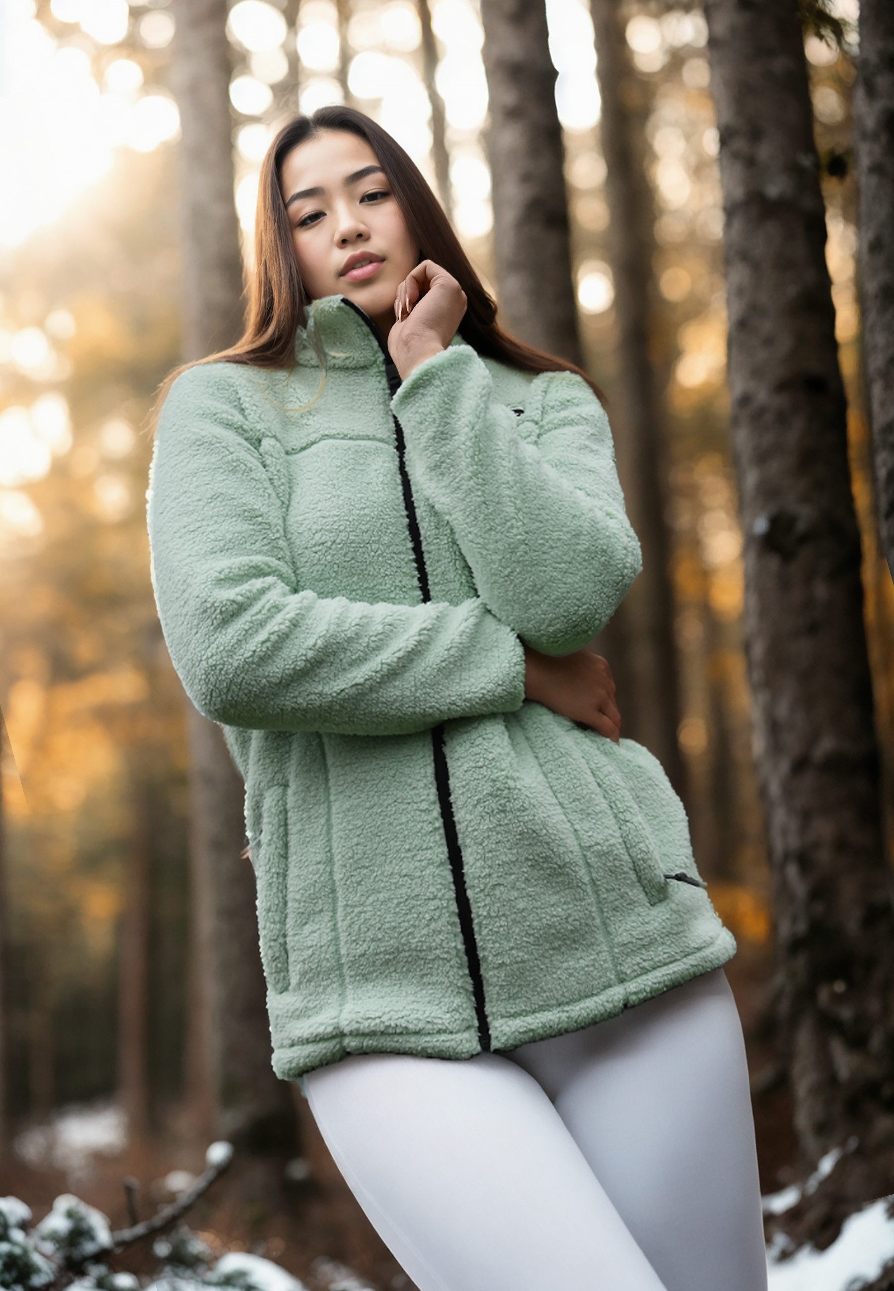 Arctic Seven Fleecejacke ASDiania Sherpa Übergangsjacke