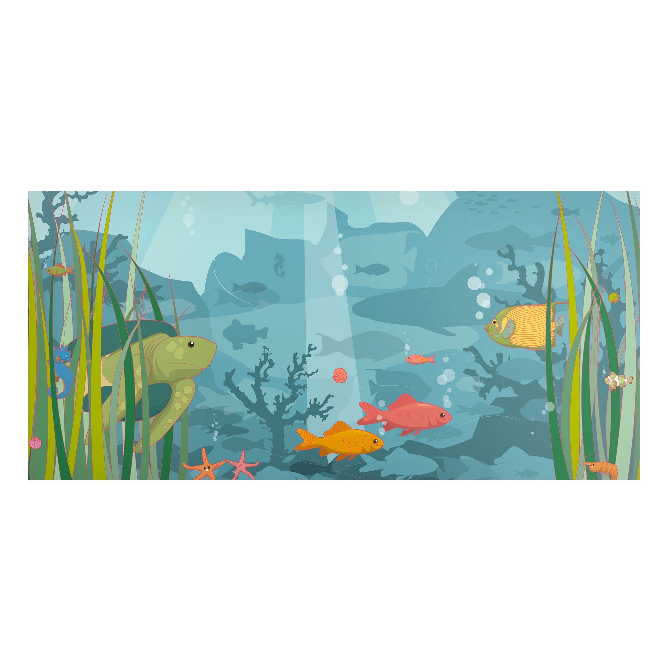 Bilderdepot24 Magnettafel Kinder deko Meereslandschaft, (1-tlg., Magnetboar günstig online kaufen