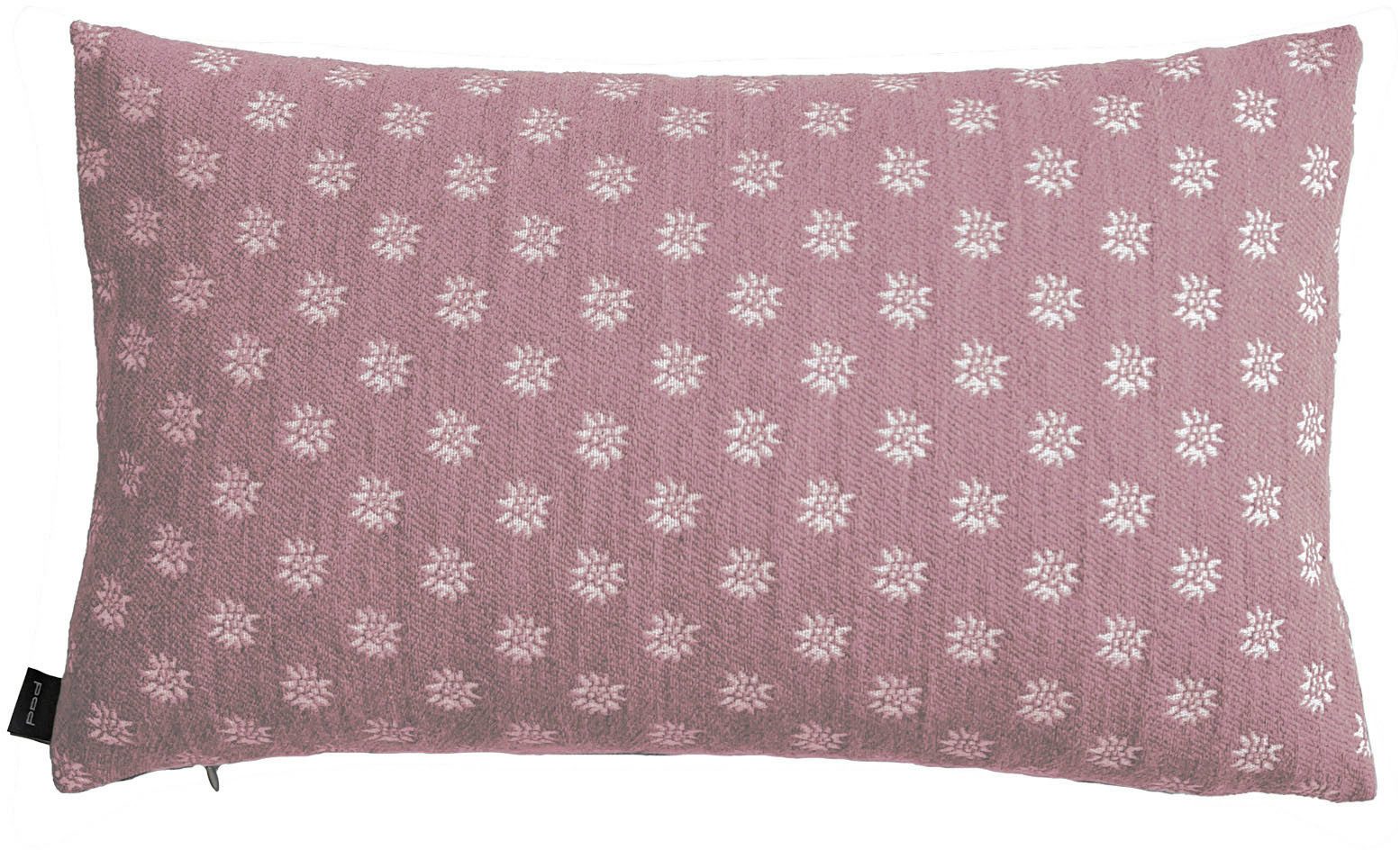 PAD Dekokissen EDEL, Made in Europe, Kissenbezug ohne Füllung, Motiv Edelweiß, 1 Stück, 30x50cm & 45x45 cm