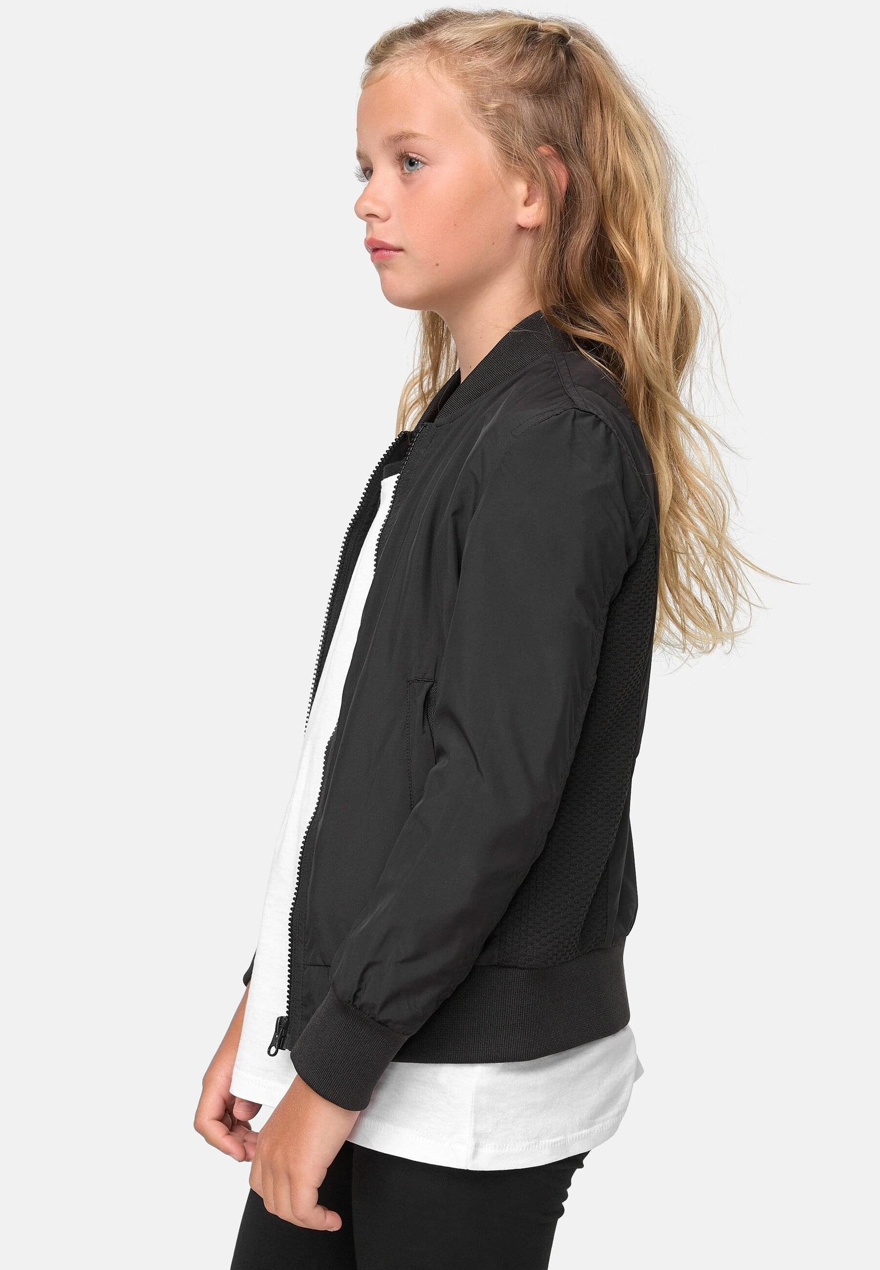 URBAN CLASSICS Sommerjacke Light Girls Bomber (1-St) Jacket black Damen