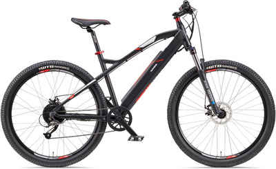 Telefunken E-Bike M924, 9 Gang Shimano Altus Schaltwerk, Kettenschaltung, Heckmotor, 504 Wh Akku, (36 V 504 Wh Akku, Geländebike off road, ca. 100 km Reichweite), Mountainbike MTB Elektrofahrrad, Pedelec, Damen Herren, 27,5 / 29 Zoll