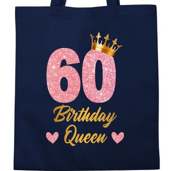 Shirtracer Umhängetasche 60 Birthday Queen Geburtstags Königin Geburtstagsgeschenk 60, 60. Geburtstag