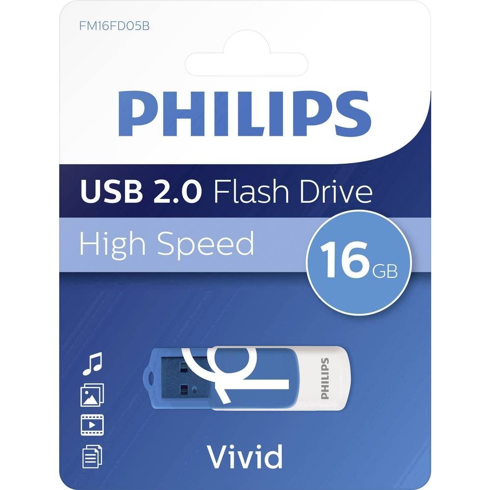 Philips USB-Stick Vivid 16GB USB 2 USB-Stick