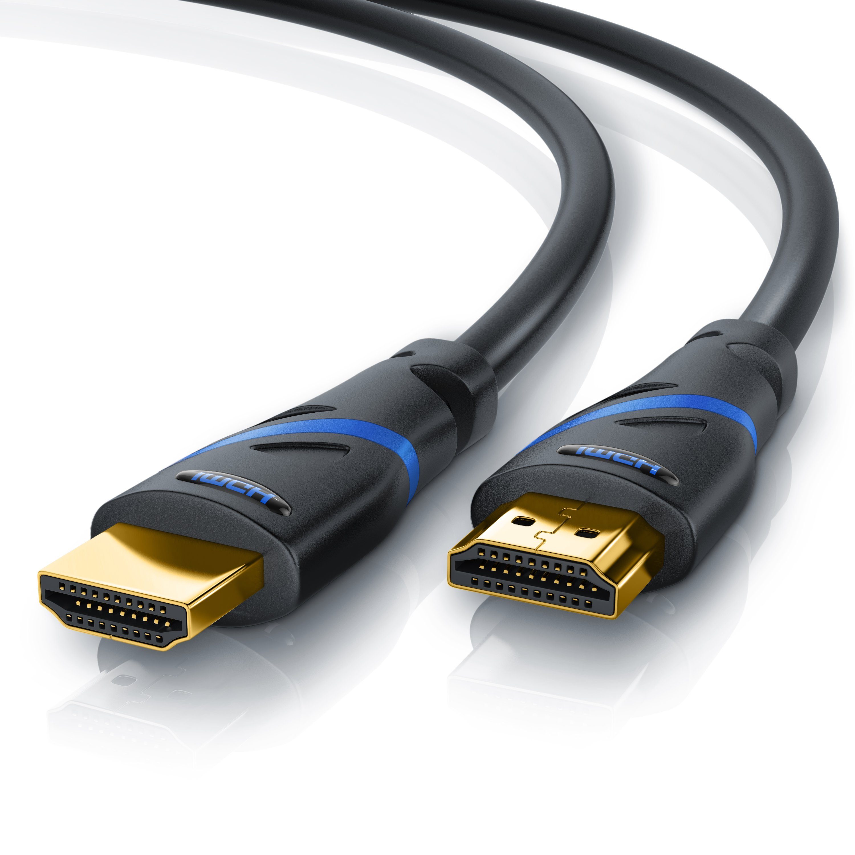 Primewire Ultra HD Highspeed 4K 60Hz, Full HD, 3D, ARC, 18 GBit/s - 1m HDMI-Kabel, 2.0b, HDMI Typ A (100 cm), CEC, HDCP, ideal für TV, PC, Konsole und Beamer, Streaming und Gaming
