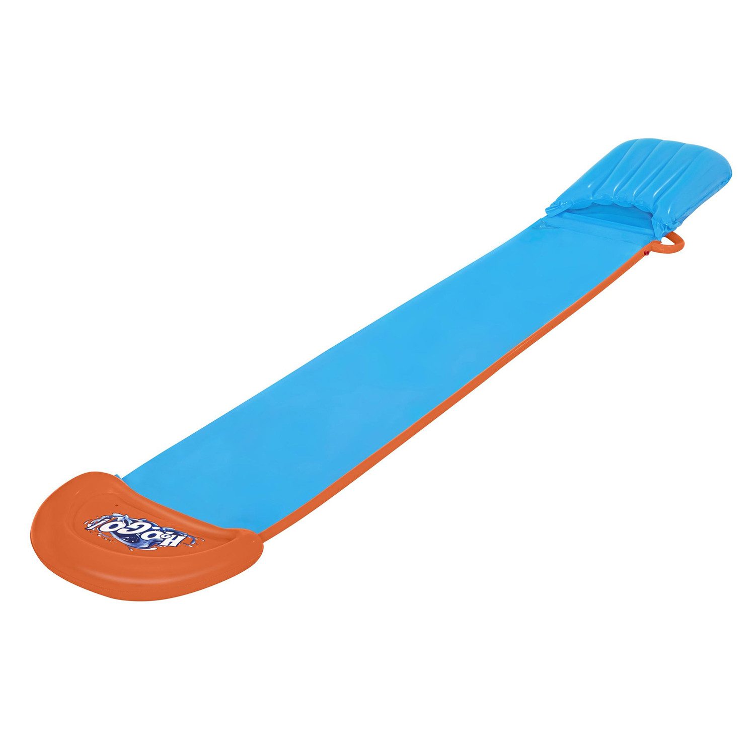 Bestway Wasserrutsche H2OGO! Tsunami Splash Ramp, (Packung, 1 St., 488 x 84 x 30 cm), Inkl. Landebecken, Splash Ramp und Sprinkler
