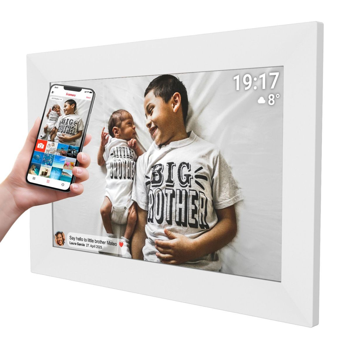 Denver Frameo PFF-1026 Digitaler Bilderrahmen günstig online kaufen