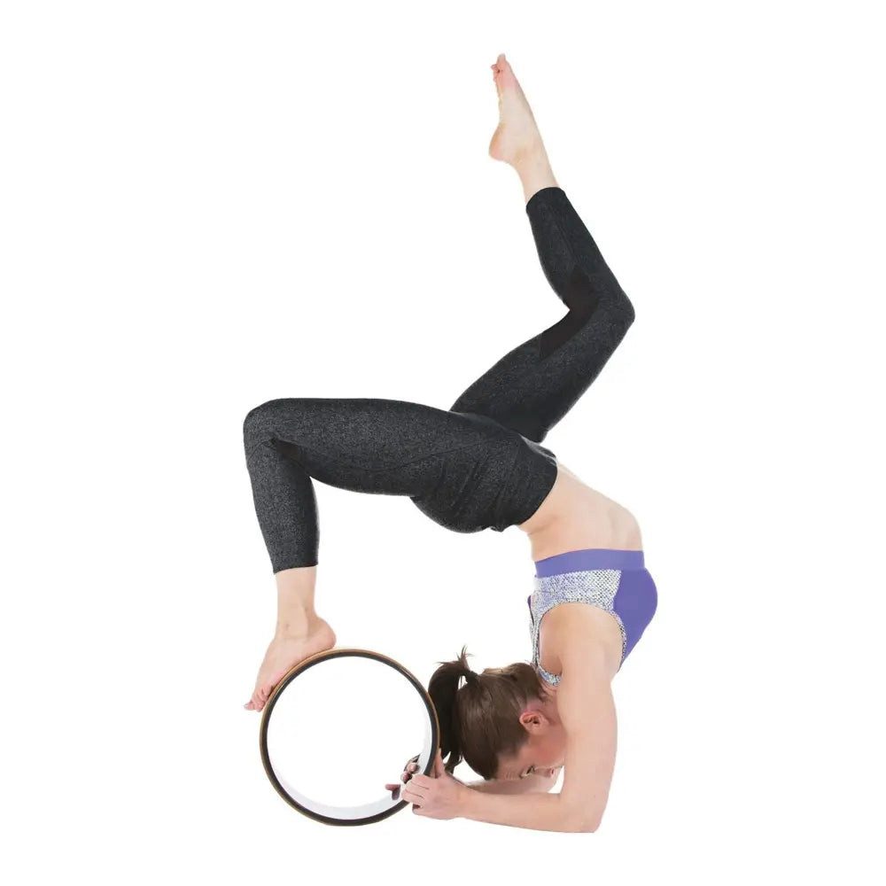 Sport-Knight® Yoga-Rad Yoga Rad mit Kork, 32cm Durchmesser, Yoga Wheel zur Haltungskorrektur