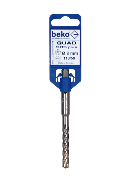 beko GmbH Steinbohrer QUAD-SDS plus Hammerbohrer 8 x 260/200