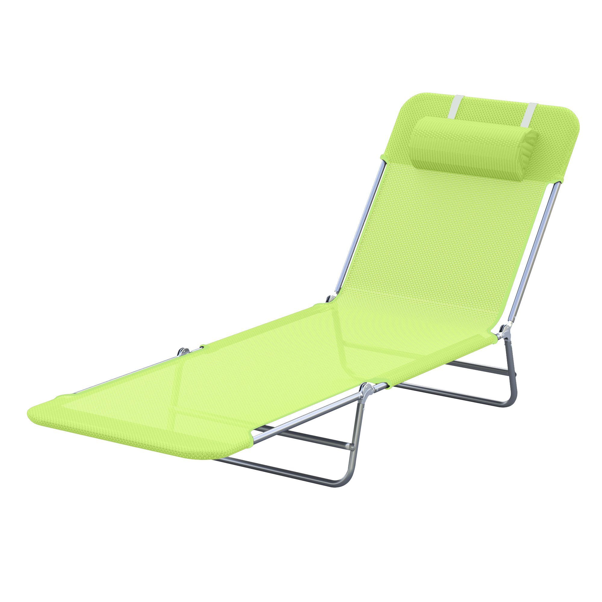 Outsunny Gartenliege Sonnenliege Zweibeinliege 4 Farben, günstig online kaufen