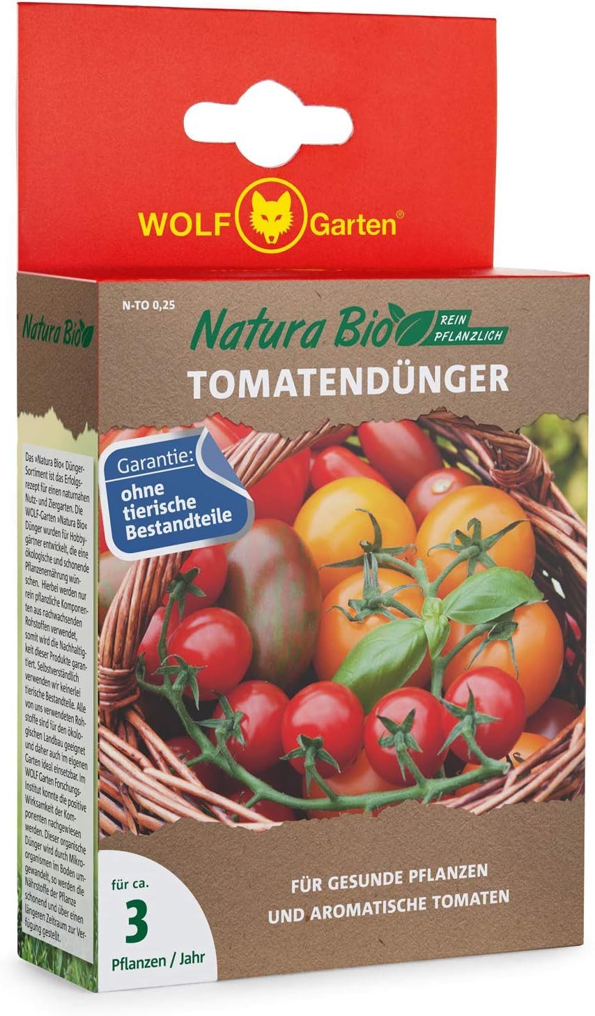 Tomatendünger "Natura Bio" Tomatendünger N-TO 0,25 für ca. 3 Pflanzen/Jahr