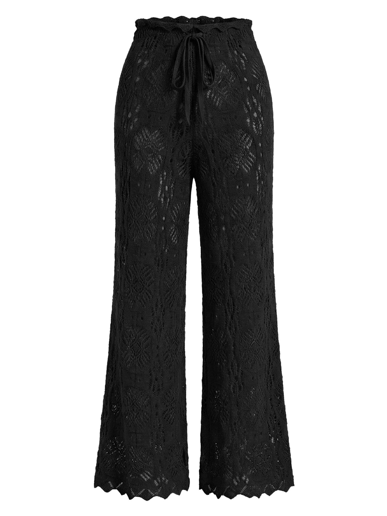 Imily Bela Strickhose Damen Sexy Durchsichtige Strandhose aus Netzstoff (Pa günstig online kaufen