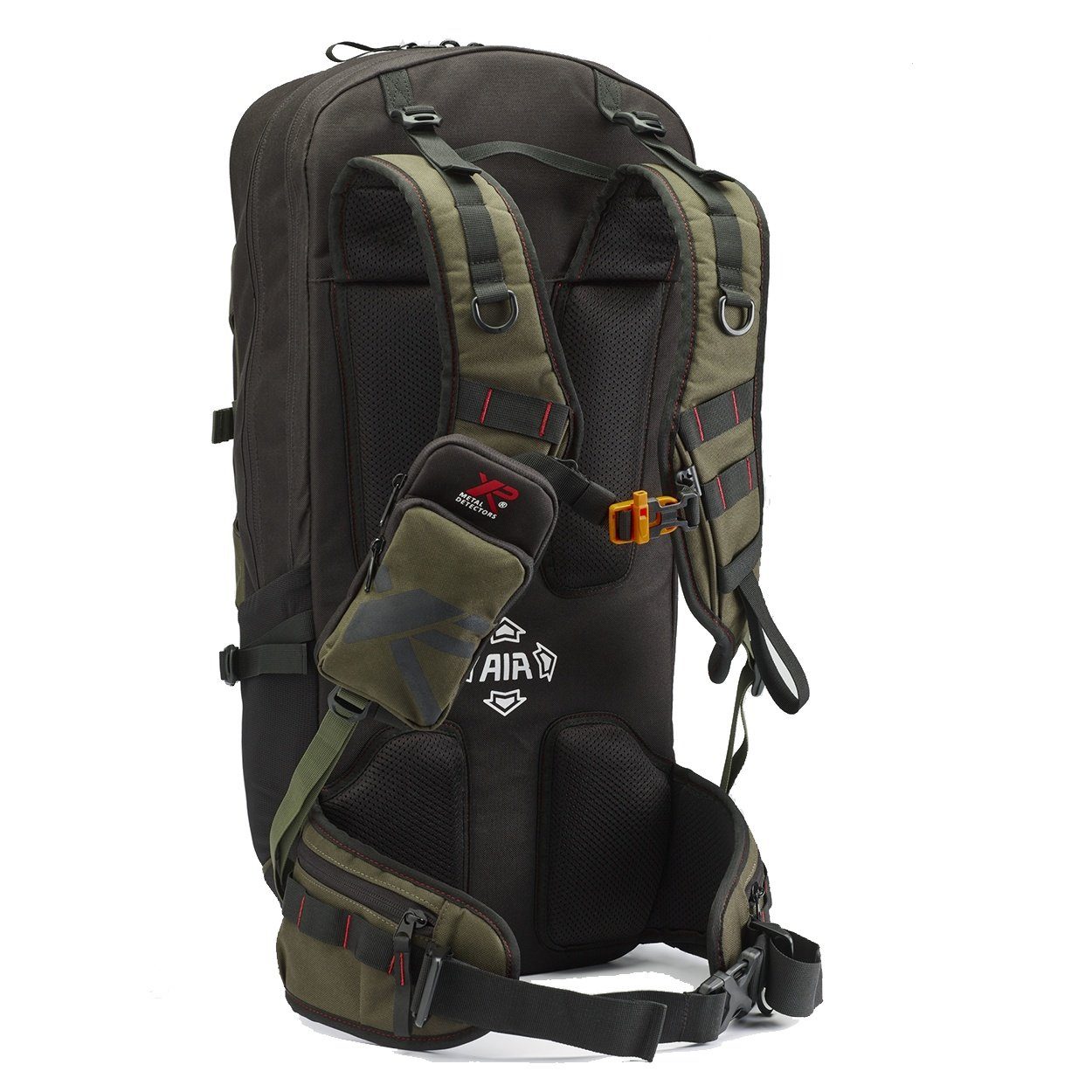 XP Metal Detectors Freizeitrucksack Metalldetektor Backpack 280 Rucksack + Fundtasche, für XP Deus 1&2 / ORX