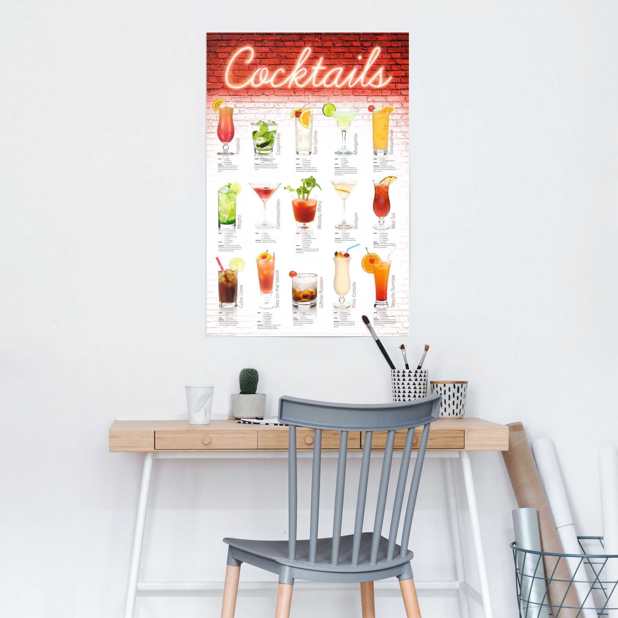 Rezepte, Cocktails Reinders! St) Poster (1