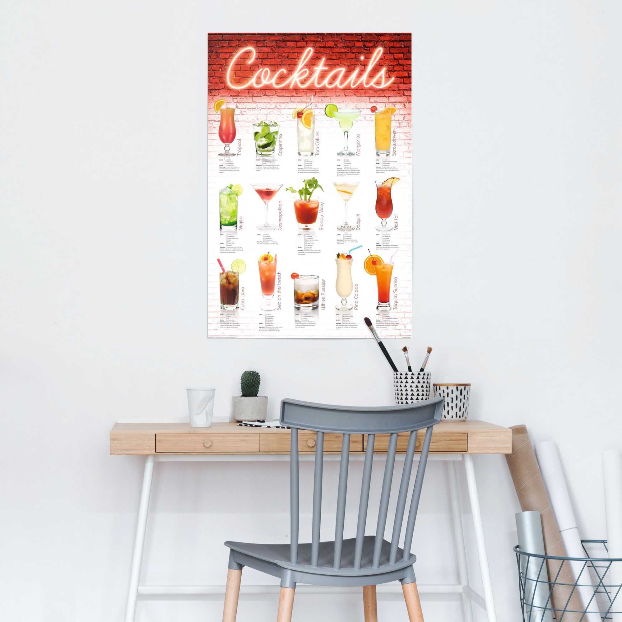 Reinders! Poster »Cocktails Rezepte«, (1 Stück)-HomeTrends