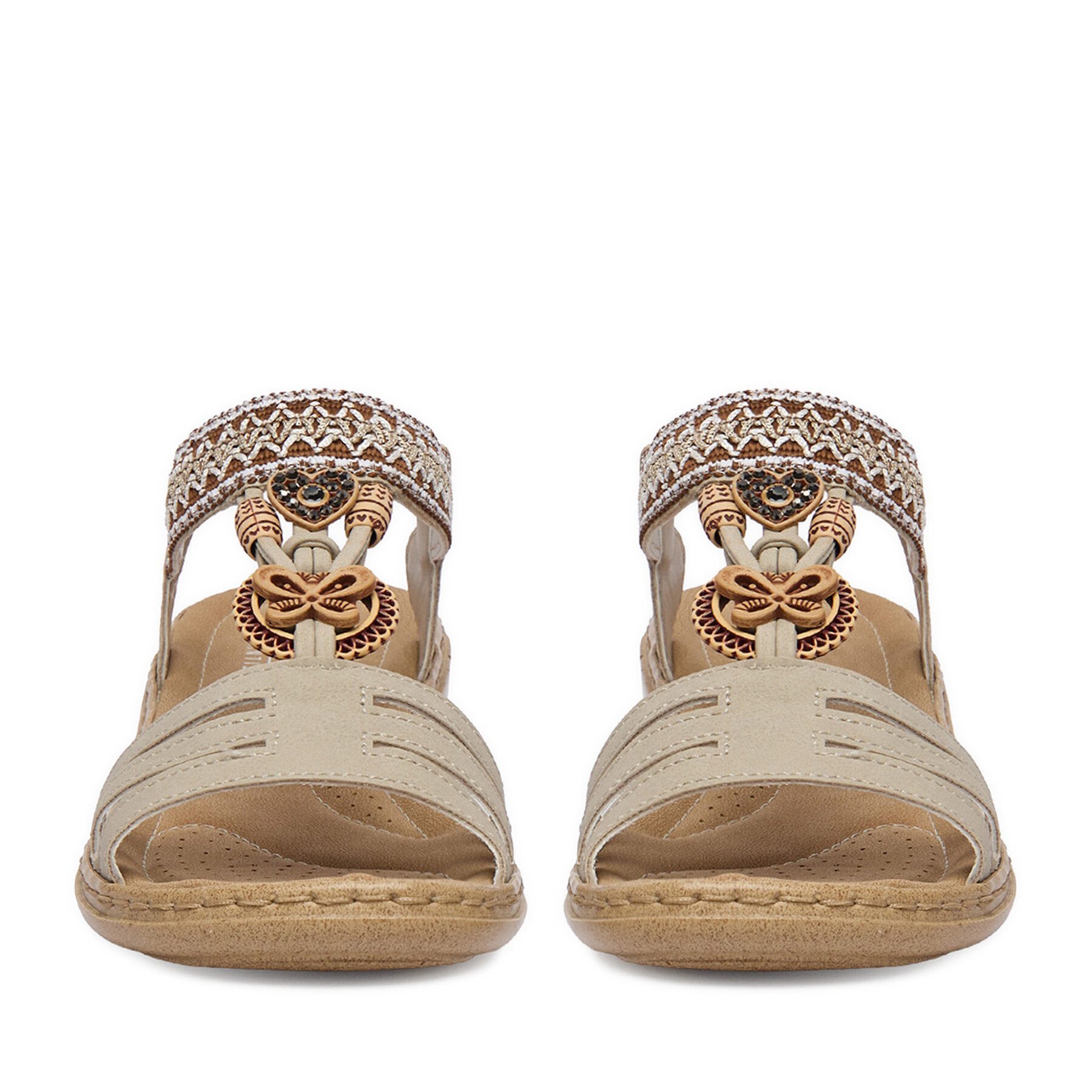 Rieker Rieker Damen-Sandalen Beige 61855-62 Sandale