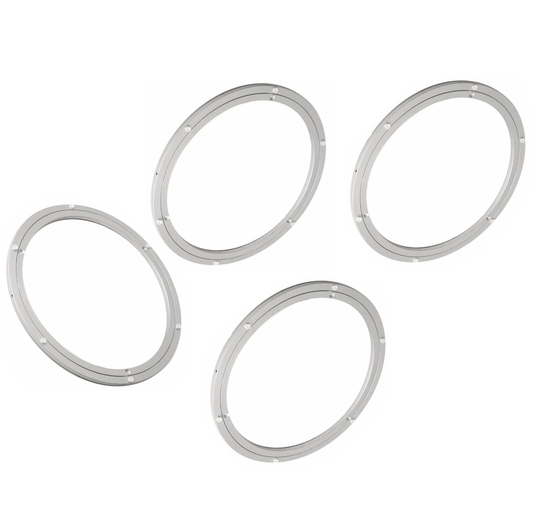 BAYLI Tischplatte 4 x Tischplatte Drehteller, Ø 250mm Drehscheibe für runde Tische