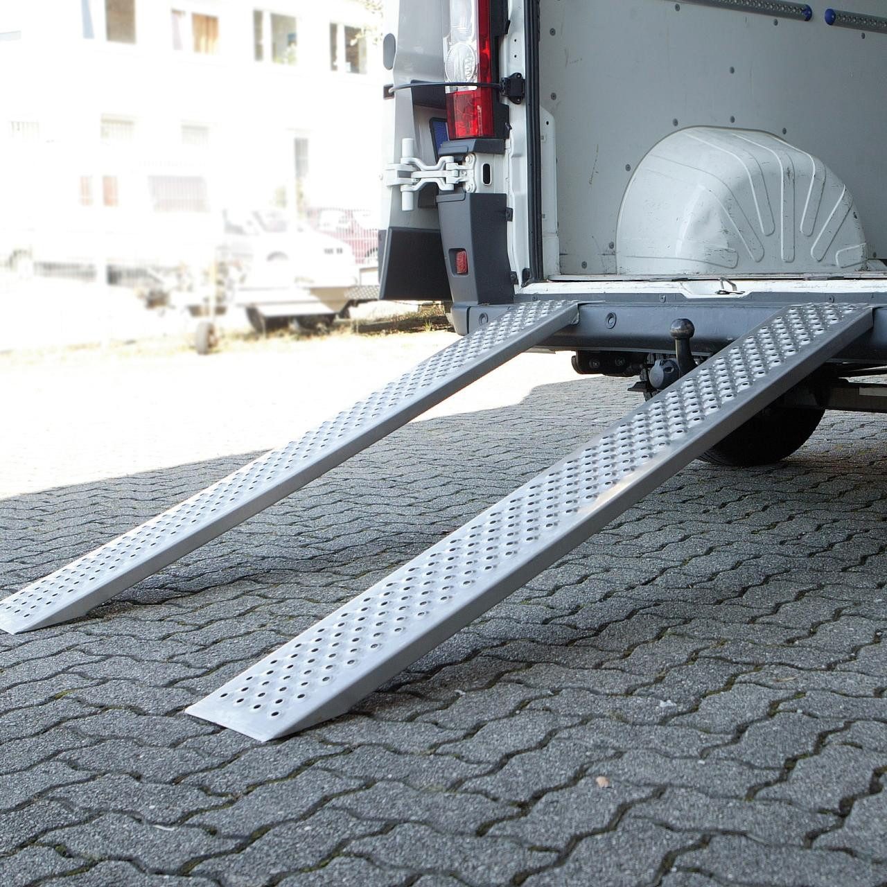 UNITEC Auffahrrampe Unitec Auffahrrampe Alu 150x21,4cm 2 Stück je 200