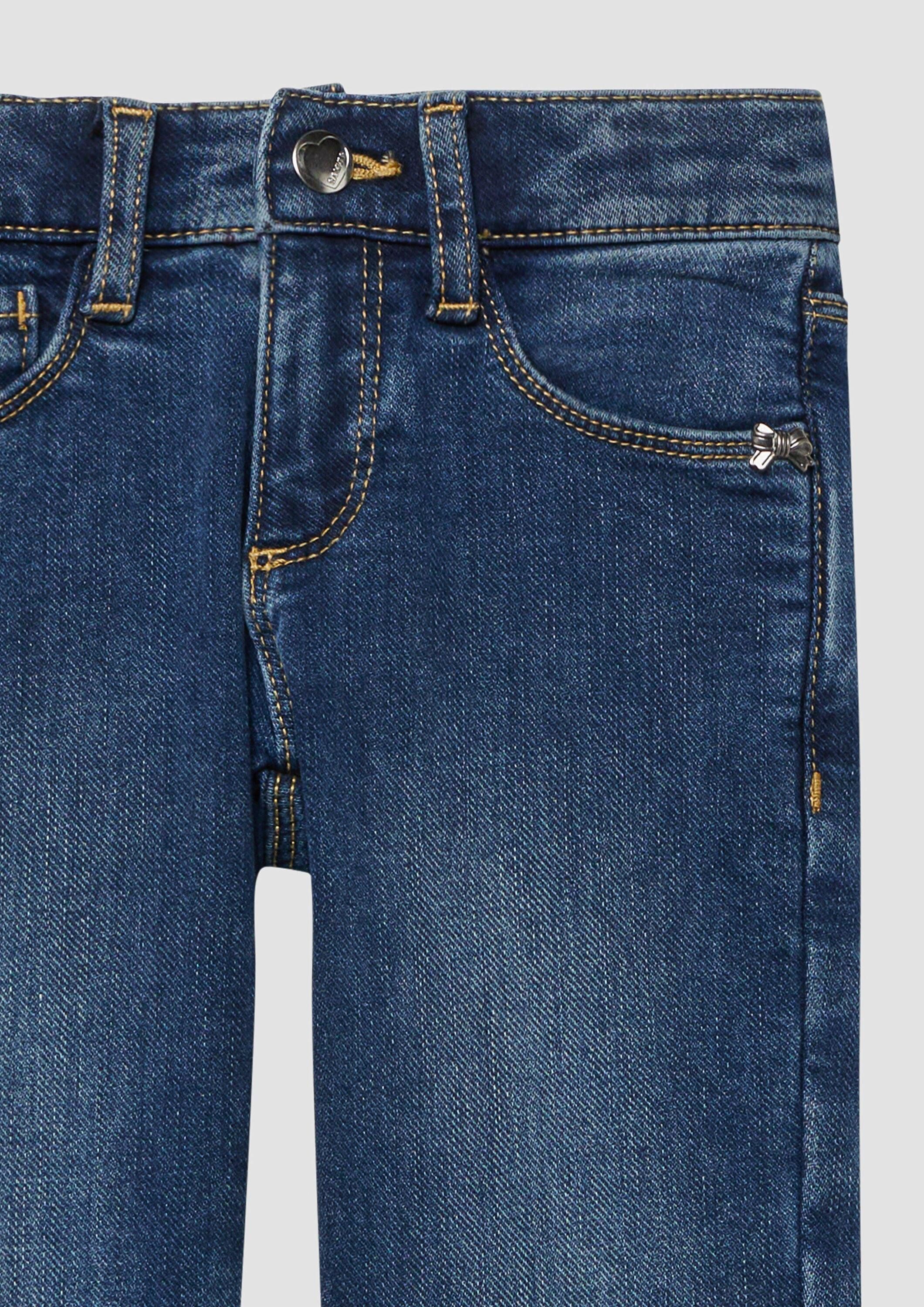 s.Oliver Slim-fit-Jeans Jeans-Hose Jeans Kathy / Regular Fit / Mid Rise / Slim Leg / Soft & warm inside