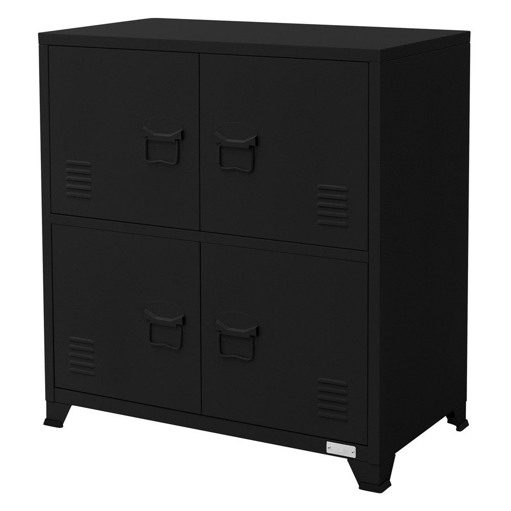ML-DESIGN Aktenschrank Metallschrank mit Schubladen Aufbewahrungsschrank Mehrzweckschrank (1-St) Lagerschrank Büroschrank Werkzeugschrank Stahlschrank 75x40x80,5 cm