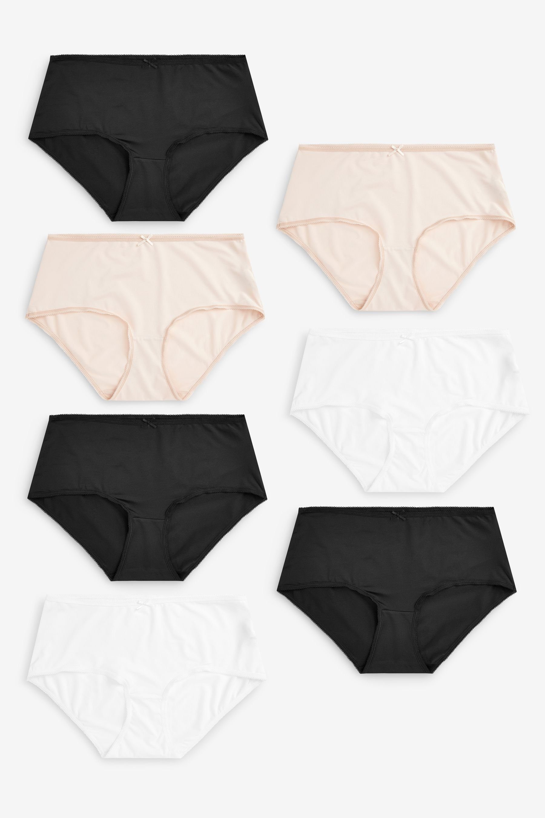 Slip Midi-Slips aus Mikrofasern im 7er-Pack
