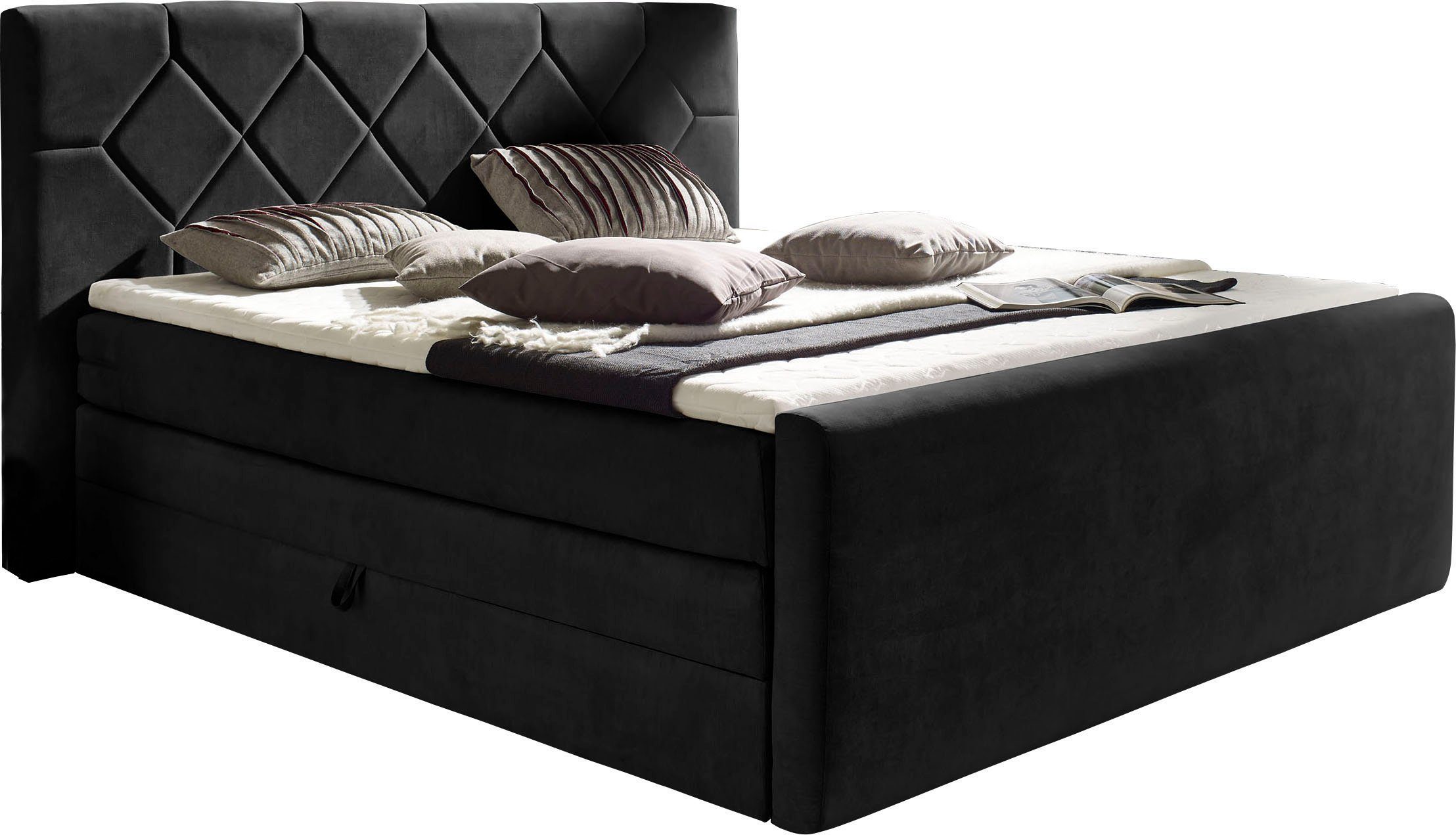 Places of Style Boxspringbett Atlanta, inklusive günstig online kaufen