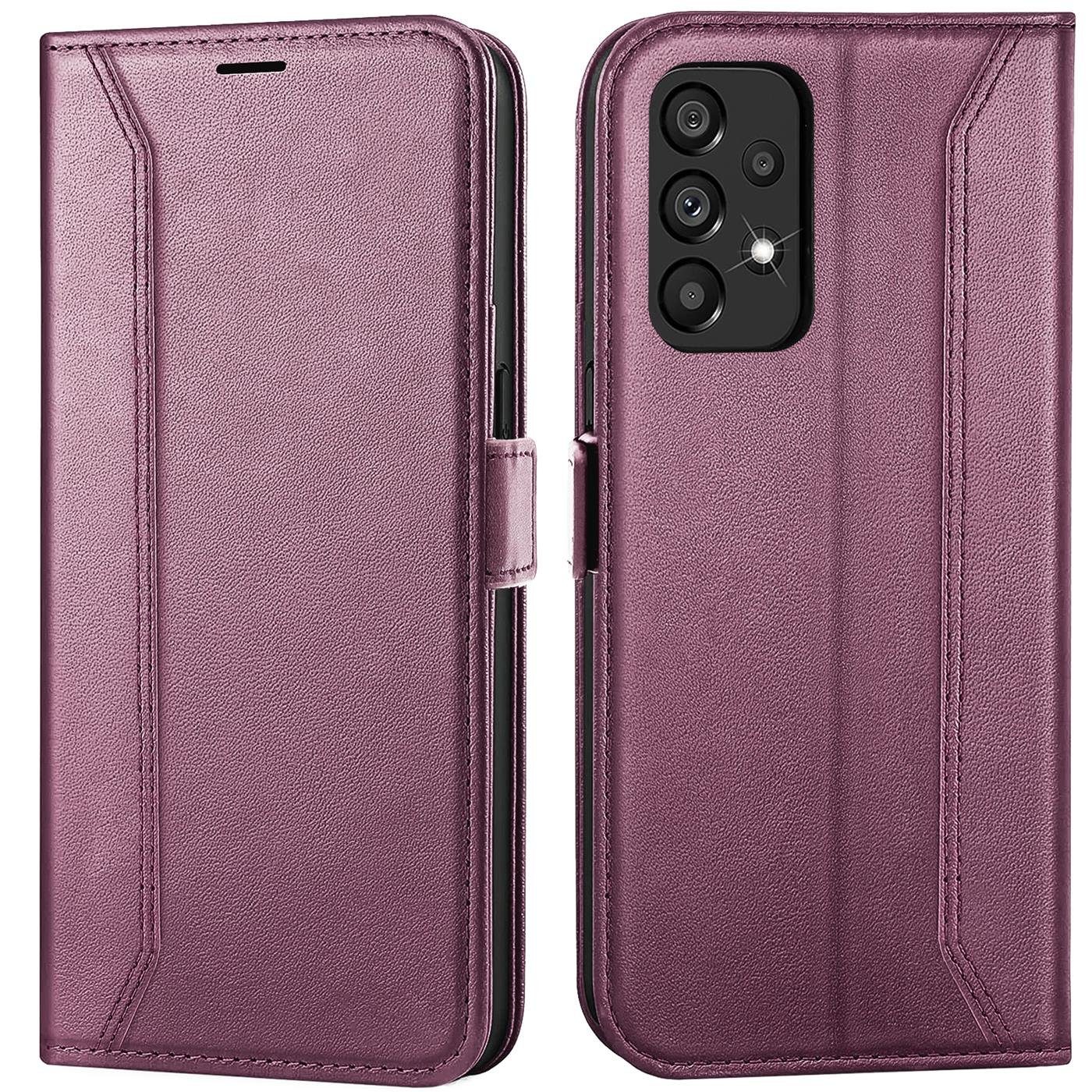 CoolGadget Handyhülle Wallet Klapptasche Cover Case für Samsung Galaxy A53 5G 6,5 Zoll, Handy Tasche mit RFID Schutz Kartenfach Book Schutzhülle