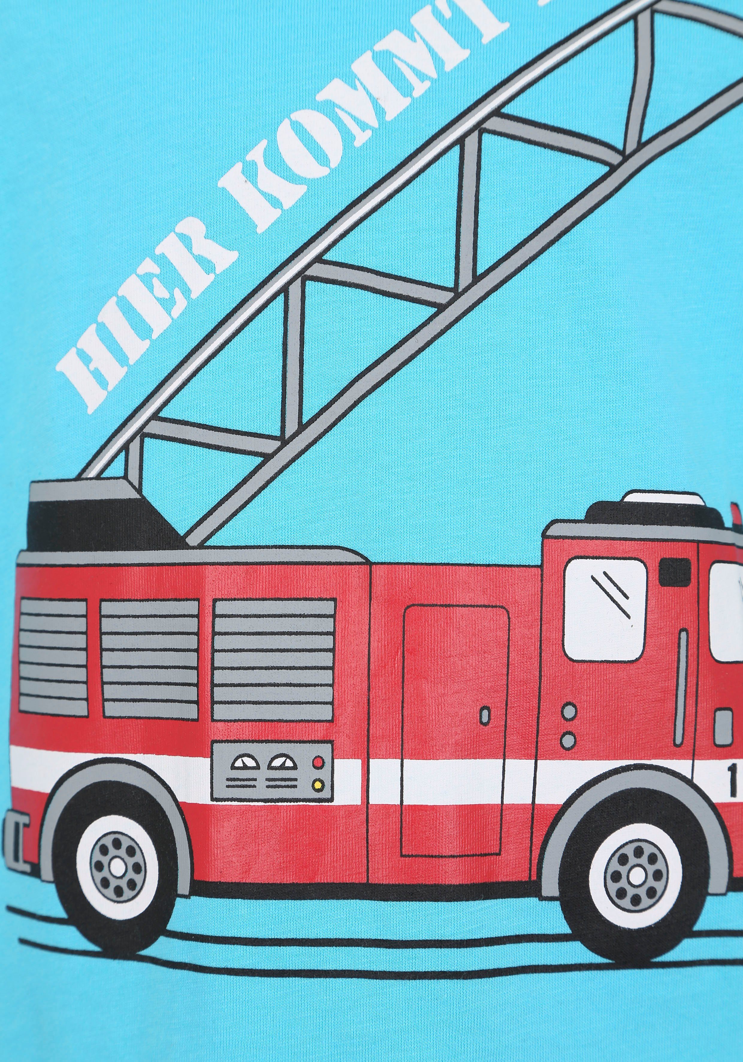 Feuerwehr HIER RETTUNG, KIDSWORLD Langarmshirt KOMMT