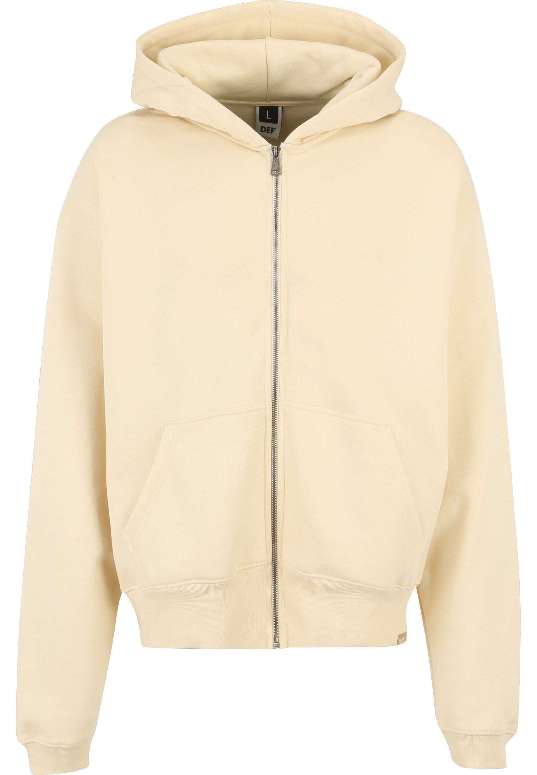 DEF Strickpullover DEF Herren DEF Zip Hoody (1-tlg)
