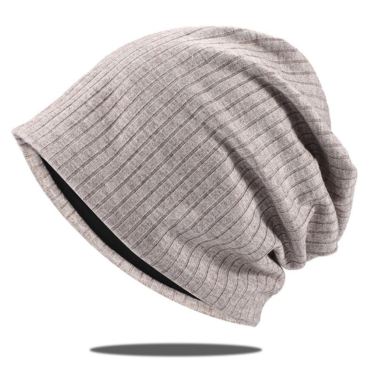 Jormftte Strickmütze Damen Winter Strickmütze Slouchy Beanie,für Damen Herren Dehnbar Warm Kaffee